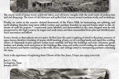 San Juan Ghosts - Chapbook Page