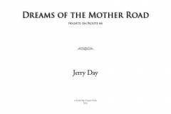 Dreams of the Mother Road Folio Text Pages - Title Page